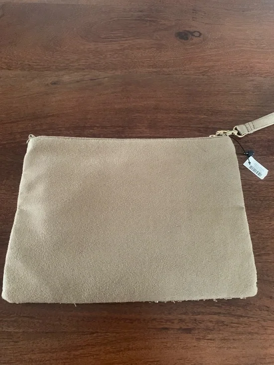 NWT, Deco Vibes Beaded Wristlet with Removable Gold Chain Crossbody Strap - Picture 5 of 11